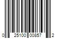 Barcode Image for UPC code 025100008572