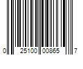 Barcode Image for UPC code 025100008657