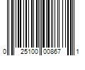 Barcode Image for UPC code 025100008671