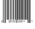 Barcode Image for UPC code 025100009111