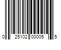 Barcode Image for UPC code 025102000055