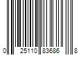 Barcode Image for UPC code 025110836868