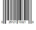 Barcode Image for UPC code 025121103218