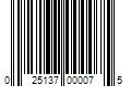 Barcode Image for UPC code 025137000075