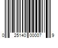 Barcode Image for UPC code 025140000079