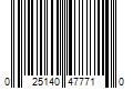 Barcode Image for UPC code 025140477710