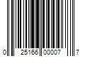 Barcode Image for UPC code 025166000077