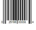 Barcode Image for UPC code 025166000084