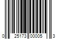 Barcode Image for UPC code 025173000053