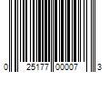 Barcode Image for UPC code 025177000073