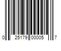 Barcode Image for UPC code 025179000057