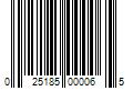 Barcode Image for UPC code 025185000065