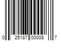 Barcode Image for UPC code 025187000087