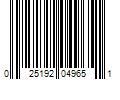 Barcode Image for UPC code 025192049651