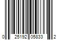 Barcode Image for UPC code 025192058332