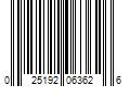 Barcode Image for UPC code 025192063626