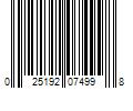 Barcode Image for UPC code 025192074998