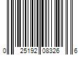 Barcode Image for UPC code 025192083266