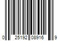 Barcode Image for UPC code 025192089169