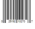 Barcode Image for UPC code 025192102707