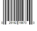 Barcode Image for UPC code 025192156700