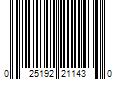 Barcode Image for UPC code 025192211430