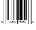 Barcode Image for UPC code 025192218163