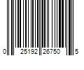 Barcode Image for UPC code 025192267505