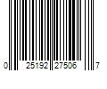 Barcode Image for UPC code 025192275067