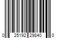 Barcode Image for UPC code 025192298400