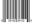 Barcode Image for UPC code 025192361029