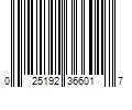 Barcode Image for UPC code 025192366017