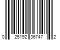 Barcode Image for UPC code 025192367472