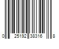 Barcode Image for UPC code 025192383168