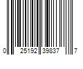 Barcode Image for UPC code 025192398377