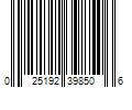 Barcode Image for UPC code 025192398506