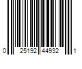 Barcode Image for UPC code 025192449321