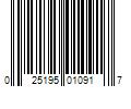 Barcode Image for UPC code 025195010917