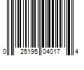 Barcode Image for UPC code 025195040174