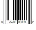 Barcode Image for UPC code 025200000032