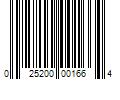 Barcode Image for UPC code 025200001664