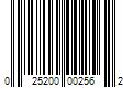 Barcode Image for UPC code 025200002562