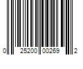 Barcode Image for UPC code 025200002692