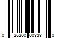 Barcode Image for UPC code 025200003330