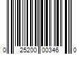 Barcode Image for UPC code 025200003460