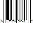 Barcode Image for UPC code 025200006492