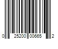 Barcode Image for UPC code 025200006652