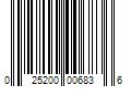 Barcode Image for UPC code 025200006836