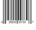 Barcode Image for UPC code 025200007307