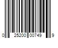 Barcode Image for UPC code 025200007499